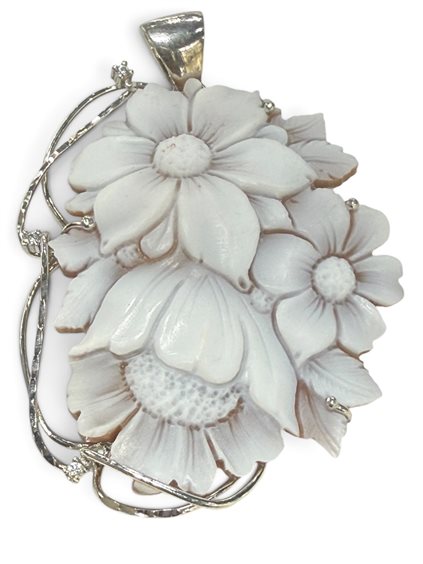 Pendente Mandile 1922 Donna Cammei  in Argento Conchiglia 2KK55697.2 - 2KK55697.2